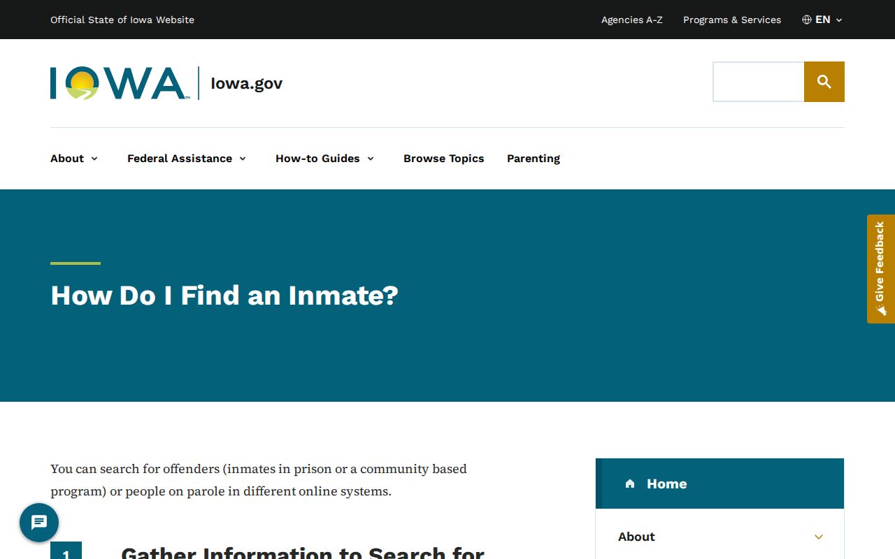 Iowa Offender Search for custody after a Grundy County arrest