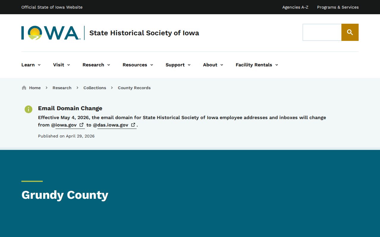 Historic Grundy County criminal court record inventory