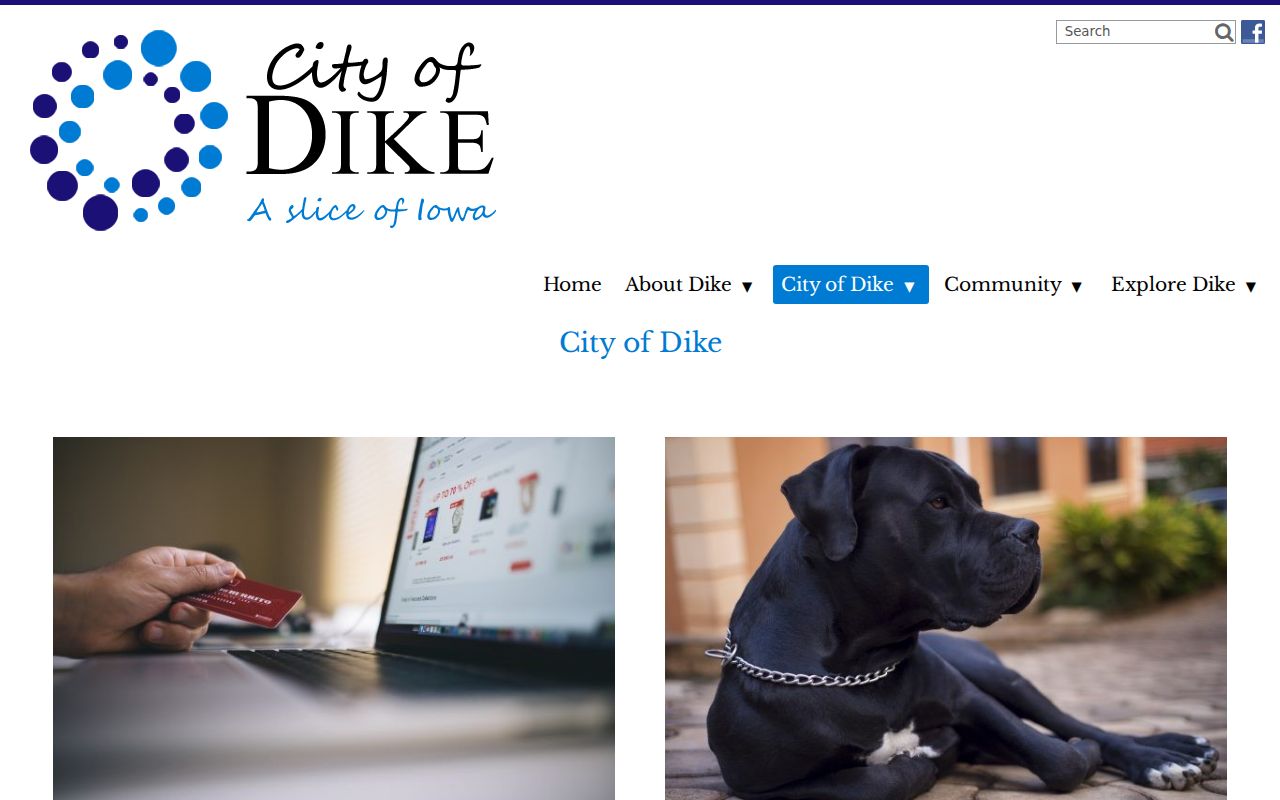 Dike city forms showing Grundy County criminal record routing