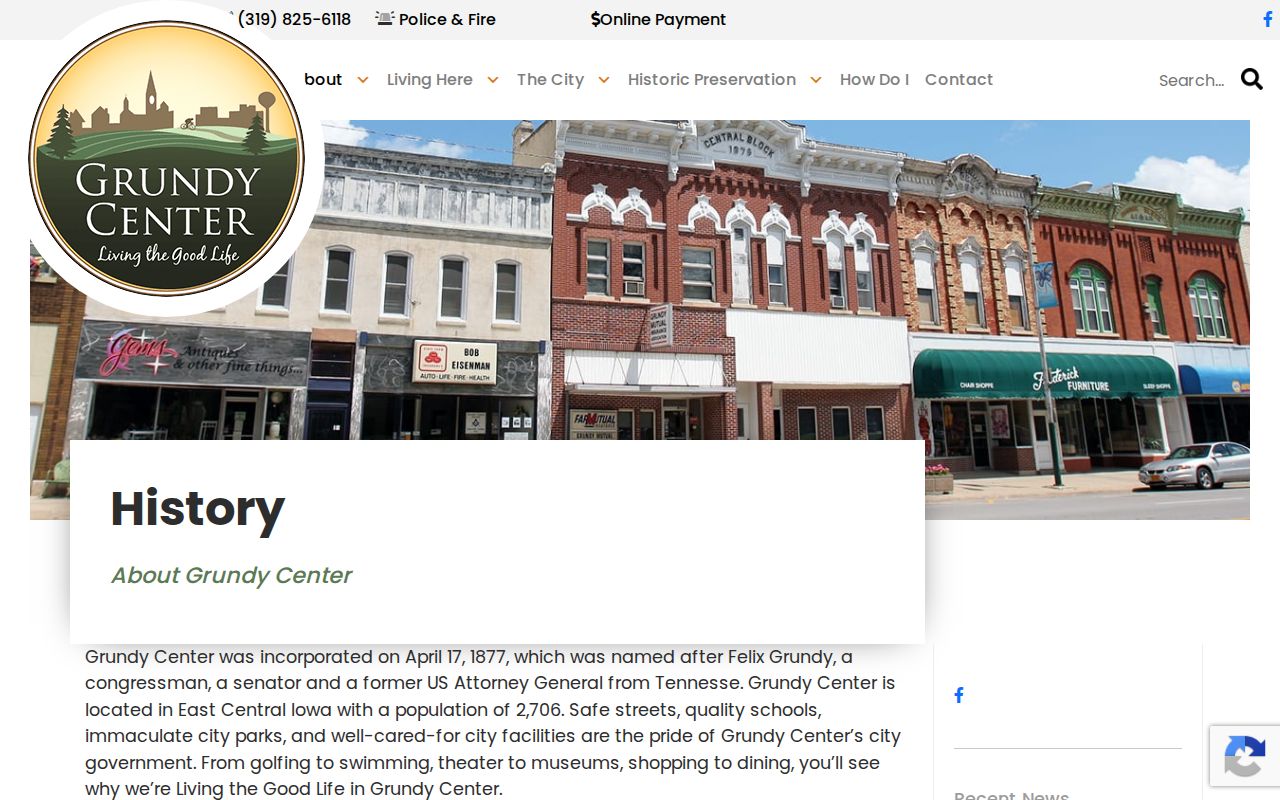 Historic Grundy County criminal court records context in Grundy Center